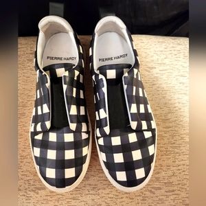 Pierre Hardy Slider Check Platform Sneakers